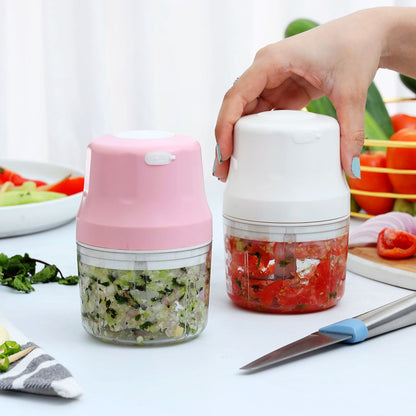 Chop Like a Pro: The Mini Electric Food Chopper! 🔪✨