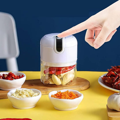 Chop Like a Pro: The Mini Electric Food Chopper! 🔪✨