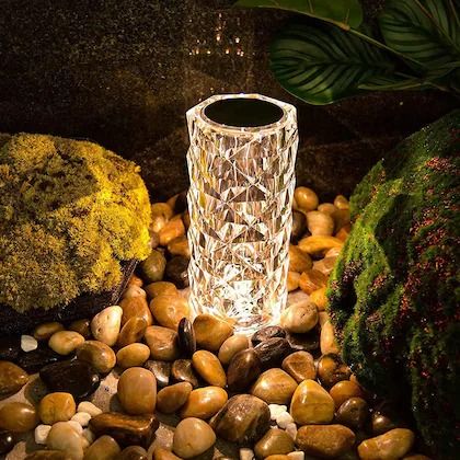 "✨ 16-Color Diamond Crystal LED Table Lamp with Remote – Elegant & Dazzling Glow! 💎"